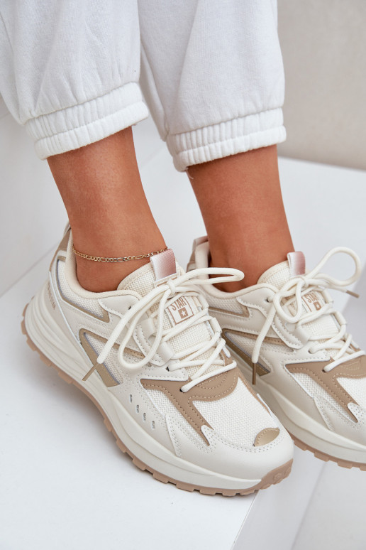 tênis Feminino Big Star NN274A096 HI-POLY SYSTEM bege tênis Feminino Big Star NN274A096 HI-POLY SYSTEM bege