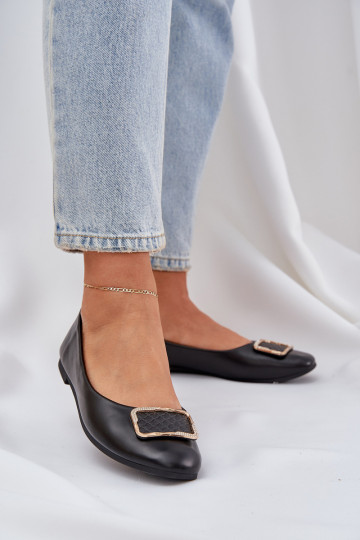 Eko Bailarinas com enfeites cor preta Tulnelia