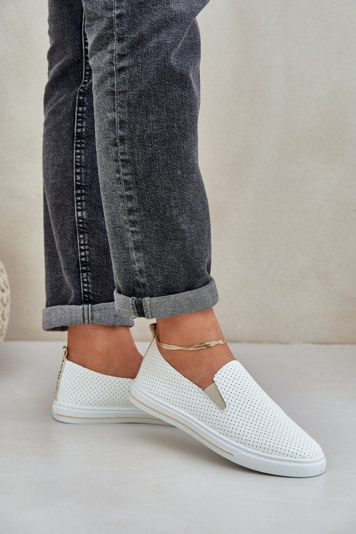 Um modelo atraente Eko Pele Feminino Tênis sapatos casuais com uma nota cor de marfim Zalinne Um modelo atraente Eko Pele Feminino Tênis sapatos casuais com uma nota cor de marfim Zalinne