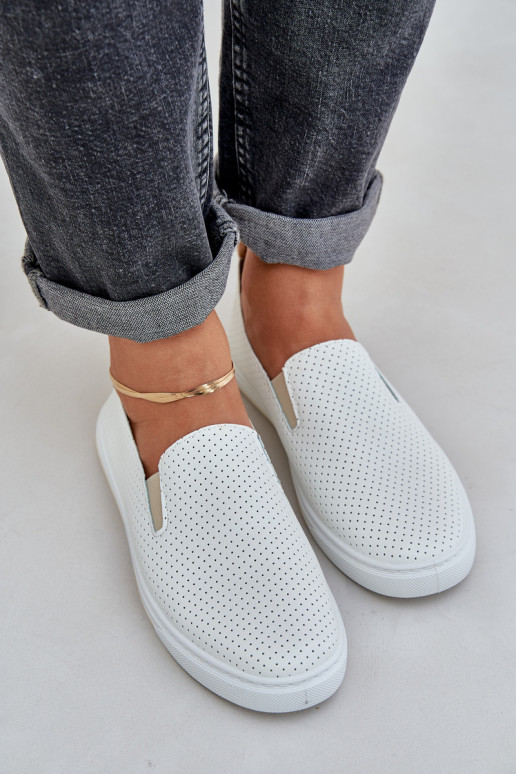 Um modelo atraente Eko Pele Feminino Tênis sapatos casuais com uma nota cor de marfim Zalinne Um modelo atraente Eko Pele Feminino Tênis sapatos casuais com uma nota cor de marfim Zalinne