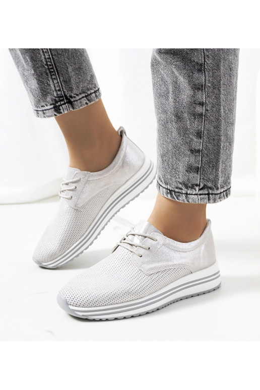 Tênis de couro Silver Serra