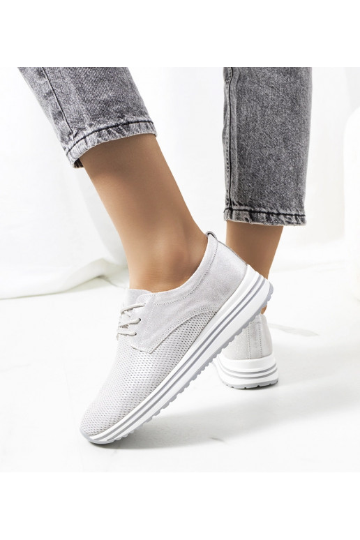 Tênis de couro Silver Serra