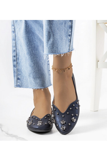 Bailarinas Azul Marinho com...