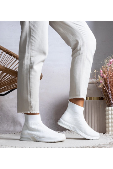 Tênis cano alto branco Salgado