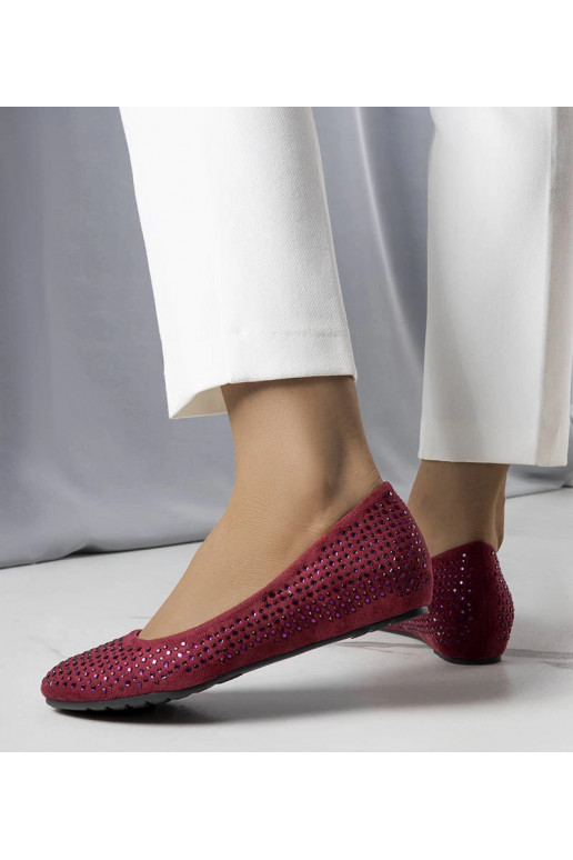 Sapatilhas bordô com salto plataforma...