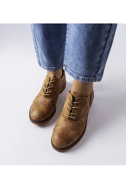 Sapatos Kairaouani perfurados marrons