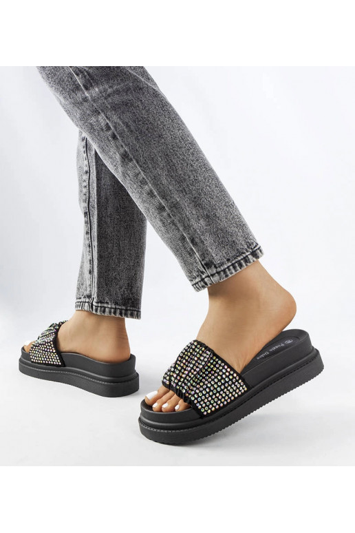 Mule plataforma zircônia Franet preta