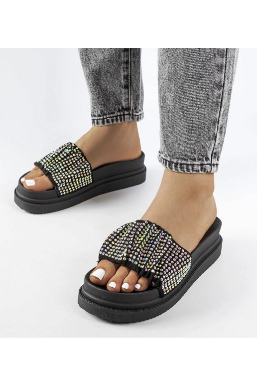 Mule plataforma zircônia Franet preta