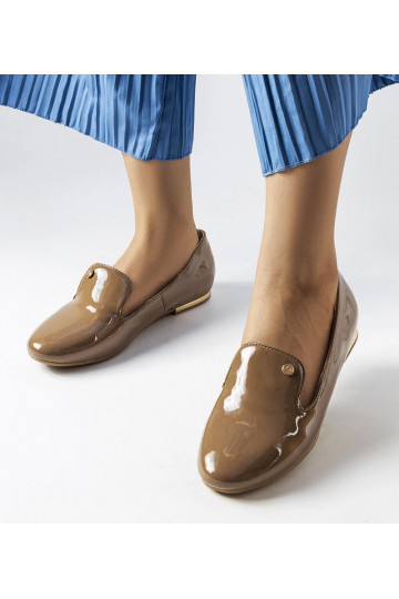 Sapatos Lang de couro...