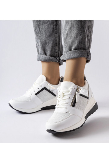 Tênis plataforma branco...