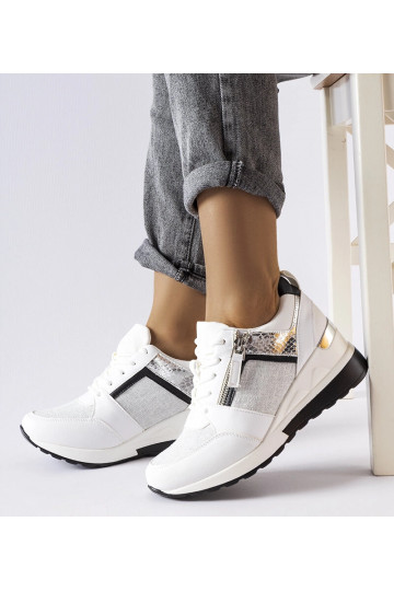 Tênis plataforma branco... 2