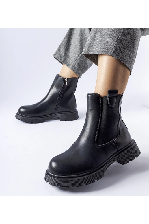 Botins clássicos pretos Giacinta