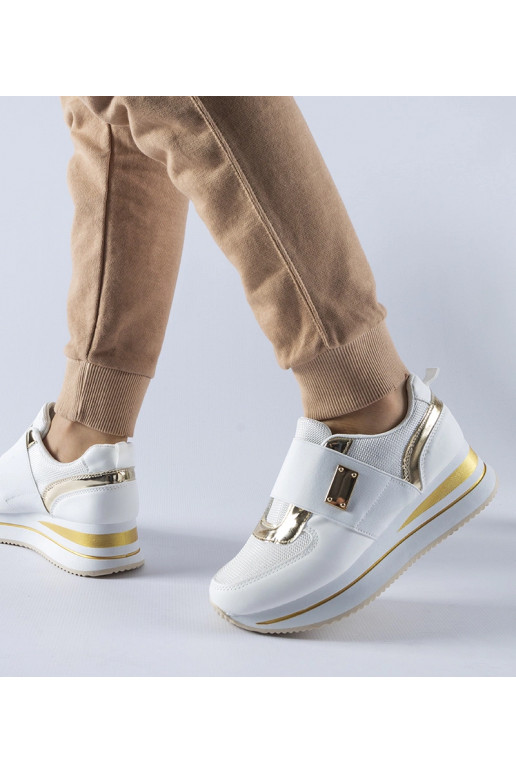 Tênis plataforma slip-on branco Sages
