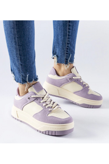 Tênis plataforma roxo crim 2