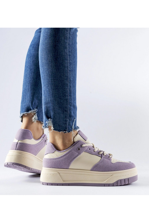 Tênis plataforma roxo crim