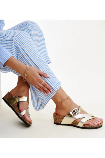 Sandálias Donata Gold...