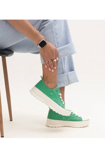 Tênis chunky verde Big Star... 2