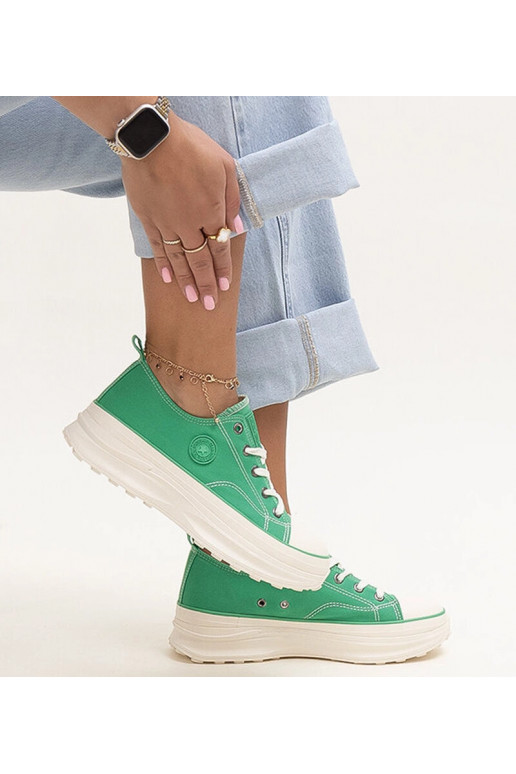 Tênis chunky verde Big Star NN274130