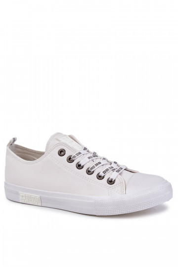 Tênis masculinos de couro Big Star KK174052 brancos