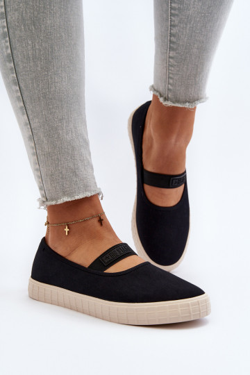 Sapatos femininos Big Star NN274603 cor preta