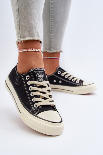 Baixo Sapatos de lazer Big Star NN274269 cor preta