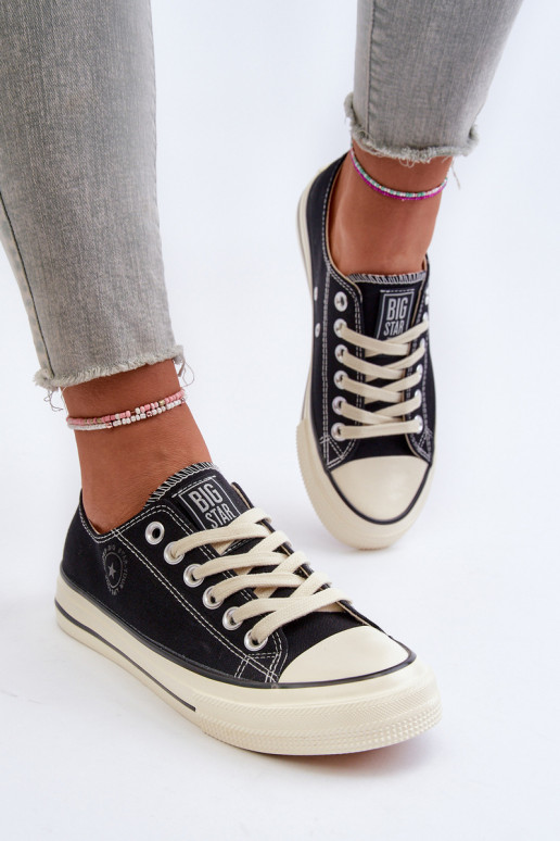 Baixo Sapatos de lazer Big Star NN274269 cor preta