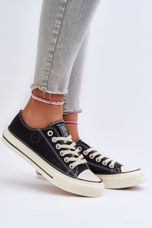 Baixo Sapatos de lazer Big Star NN274269 cor preta