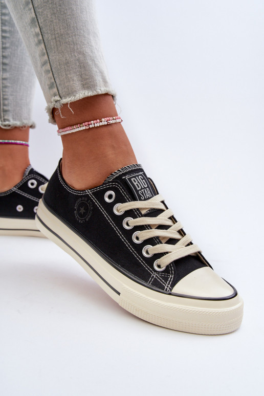 Baixo Sapatos de lazer Big Star NN274269 cor preta