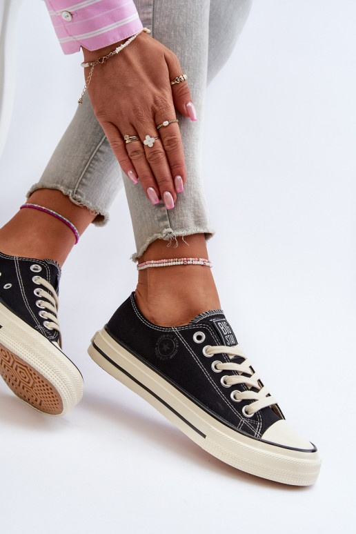 Baixo Sapatos de lazer Big Star NN274269 cor preta