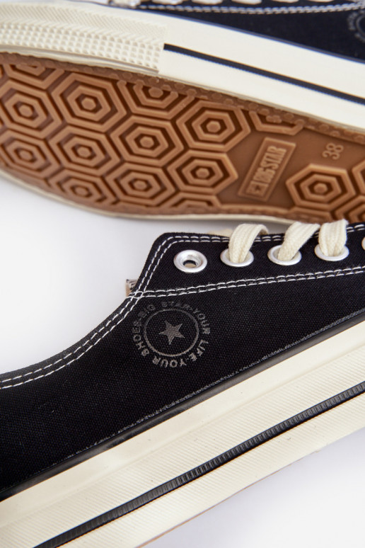 Baixo Sapatos de lazer Big Star NN274269 cor preta