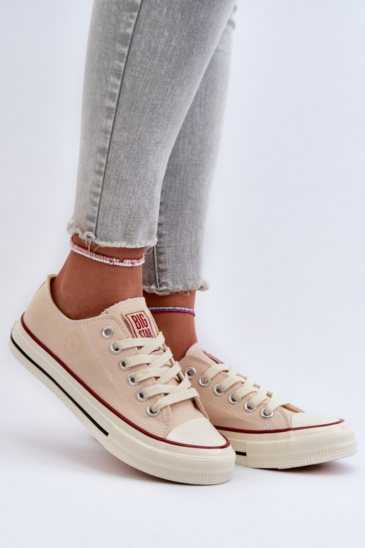 Baixo Sapatos de lazer Big Star NN274272 bege
