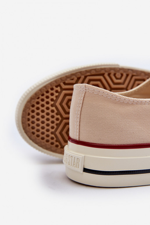 Baixo Sapatos de lazer Big Star NN274272 bege