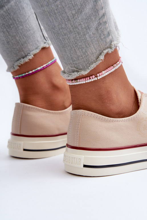 Baixo Sapatos de lazer Big Star NN274272 bege