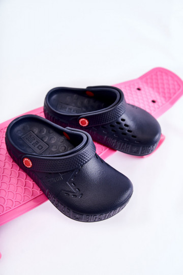 Infantil Chinelos leves Crocodilos Big Star II375002 azul escuro 2