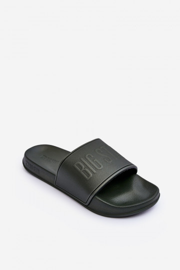 Chinelo leve em espuma masculino Big Star MM174324 na cor caqui