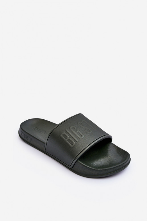 Chinelos de espuma leves Tem que sercho Big Star MM174324 cor cáqui