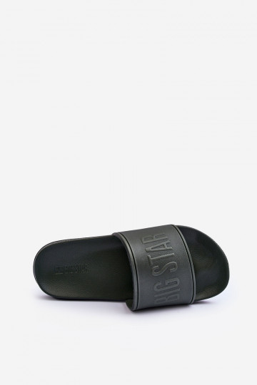 Chinelo leve em espuma masculino Big Star MM174324 na cor caqui 2