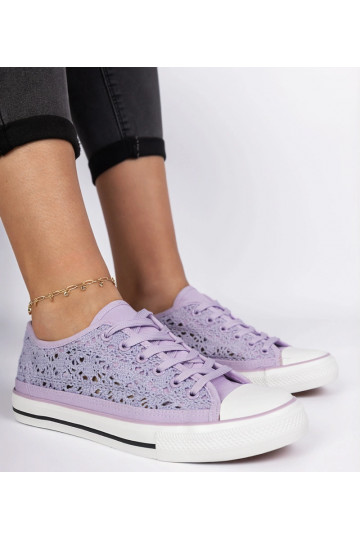 Tênis roxos femininos... 2