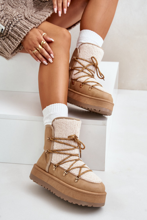 Botas de neve femininas com... Botas de neve femininas com...