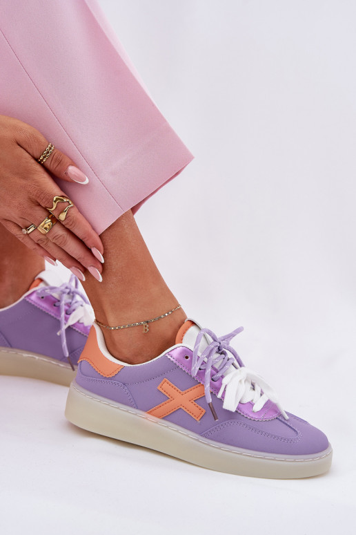 Baixo tênis Feminino Cor violeta Zelevelis