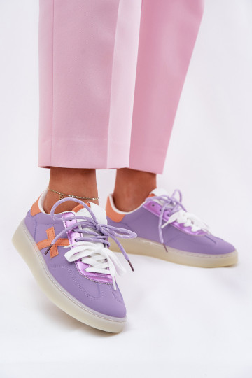 Baixo tênis Feminino Cor violeta Zelevelis 2
