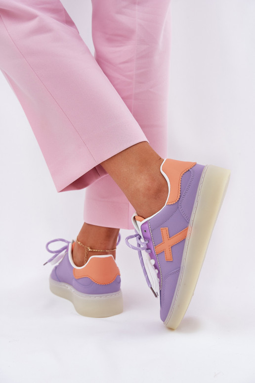 Baixo tênis Feminino Cor violeta Zelevelis