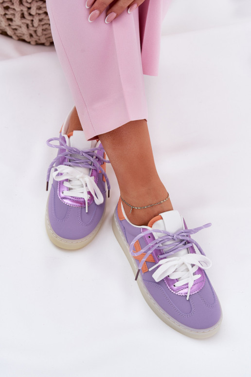 Baixo tênis Feminino Cor violeta Zelevelis