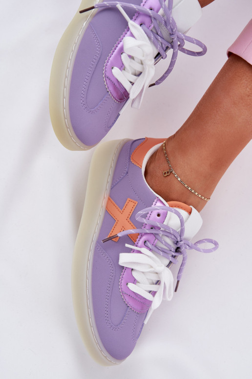 Baixo tênis Feminino Cor violeta Zelevelis