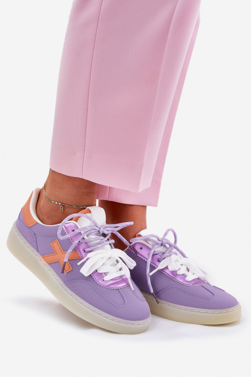 Baixo tênis Feminino Cor violeta Zelevelis