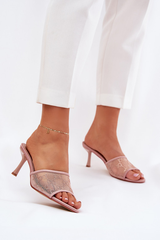 Decorado Chinelos com salto fino Szampańskie Ennoriel