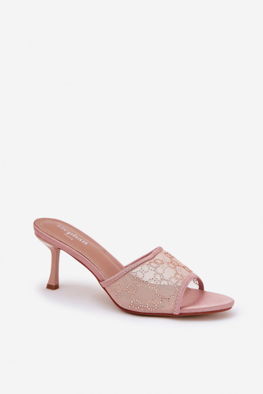 Decorado Chinelos com salto fino Szampańskie Ennoriel