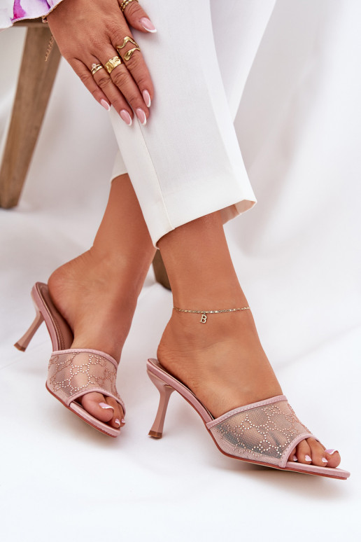 Decorado Chinelos com salto fino Szampańskie Ennoriel