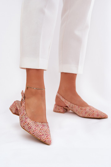 sandálias estampadas Feminino Habilitado Sutilm Obcasie Cores diferentes Jorela