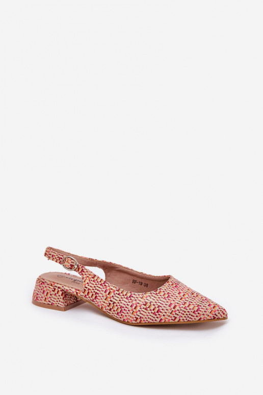 sandálias estampadas Feminino Habilitado Sutilm Obcasie Cores diferentes Jorela